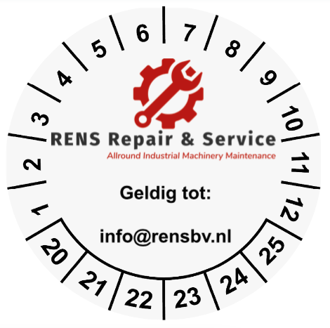 RENS Keuring Sticker